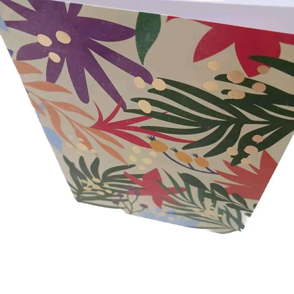 Notebook Journal FLORAL GOLD‎ LEAF Tropical Lined Pages Composition Stationary